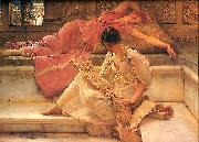 Sir Lawrence Alma-Tadema,OM.RA,RWS Favourite Poete china oil painting reproduction